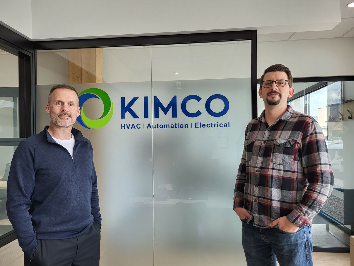 Welcome our new General Manager of automation and electrical, Kris Wiens, and new General Manager of HVAC, Mark Deighton! While the two are new to their roles, they’re not new to the company and have been with Kimco for a decade or longer.